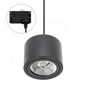 CHLOE AR111 NATYNKOWA GU10 250V IP20 139x100mm CZARNY okrągła ruchoma TRACK