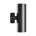 SQUALLA VARIOSA TUBO 2XGU10 KINKIET 230V IP20 55X160X90MM CZARNY OKRĄGŁA