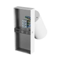 SQUALLA VARIOSA SWITCH GU10 KINKIET 230V IP20 55x100MM BIAŁY OKRĄGŁA